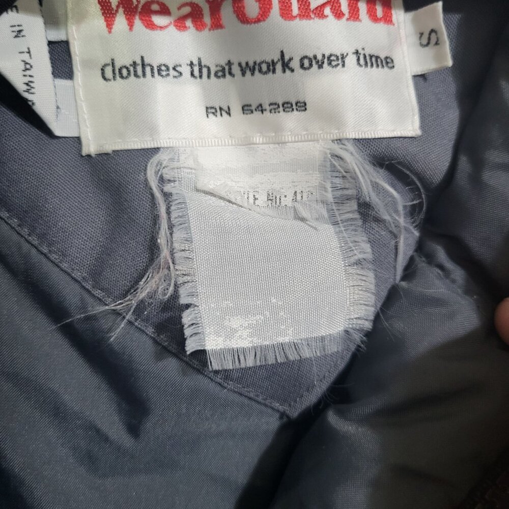 VTG WearGuard Mens United Artists Cable Jacket Gray Small 90s y2k grunge - Picture 5 of 9